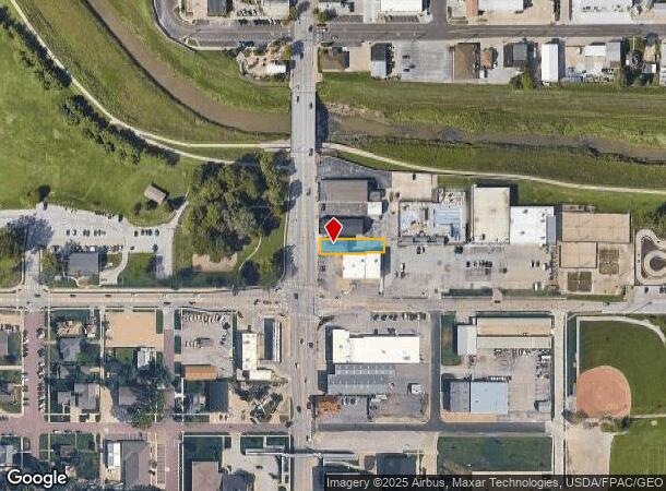  233 S Washington St, Papillion, NE Parcel Map