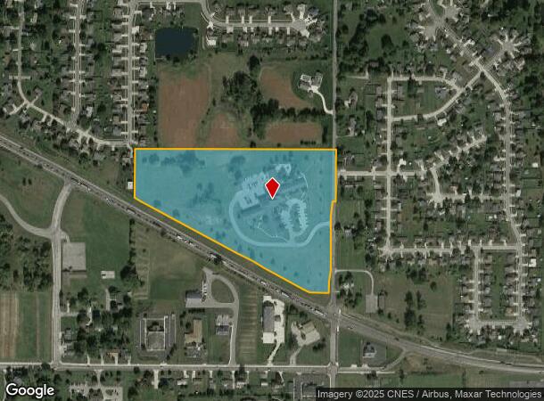  351 N Allen Chapel Rd, Kendallville, IN Parcel Map