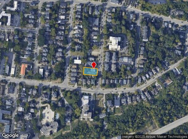  2517 Hackberry St, Cincinnati, OH Parcel Map