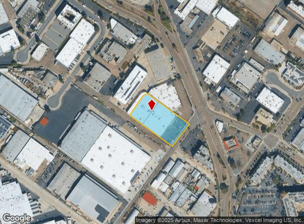  1040 Sherman St, San Diego, CA Parcel Map