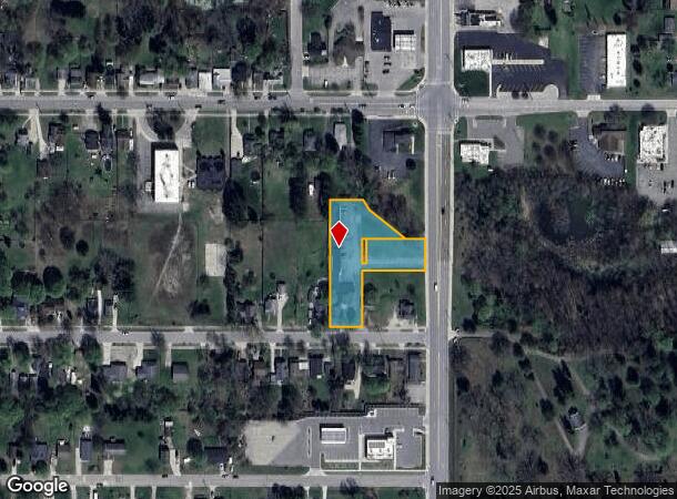 1140 S Mitchell St, Cadillac, MI Parcel Map