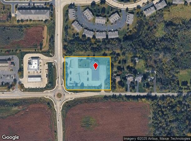  1414 E Paradise Dr, West Bend, WI Parcel Map