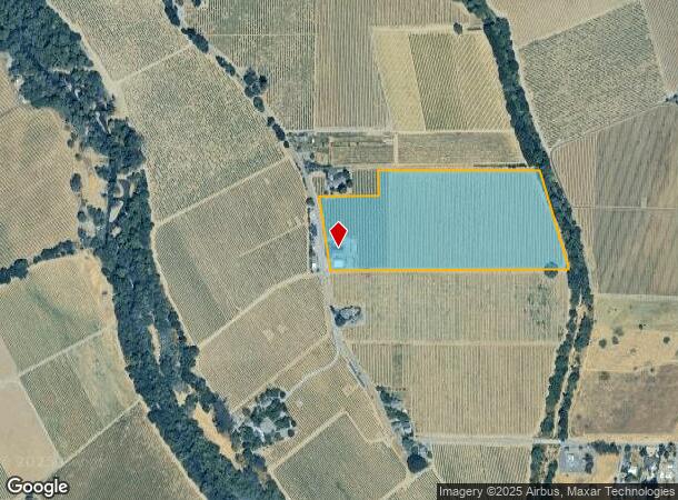  1558 Magnolia Dr, Healdsburg, CA Parcel Map