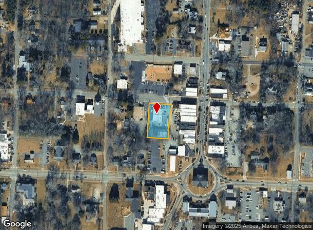 49 W Salisbury St, Pittsboro, NC Parcel Map