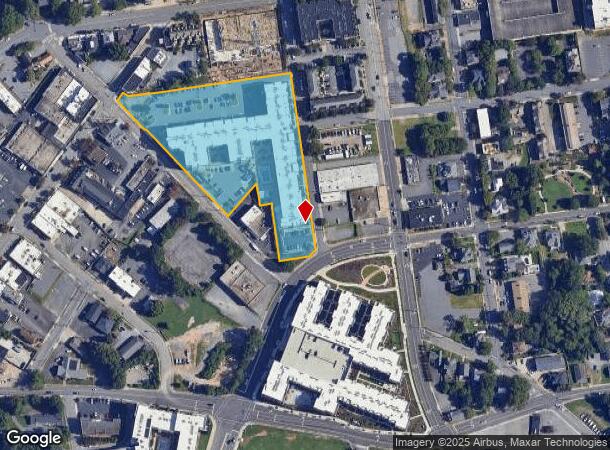  206 N Green St, Winston Salem, NC Parcel Map