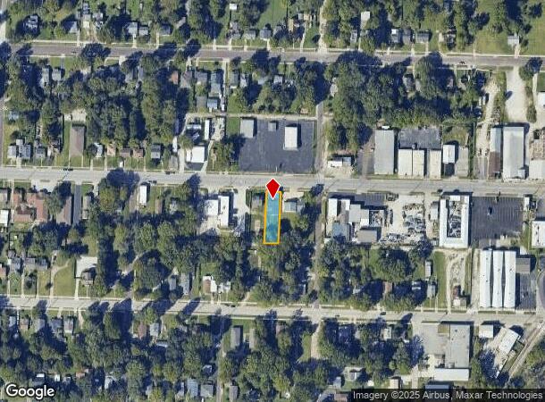  1812 W College St, Springfield, MO Parcel Map