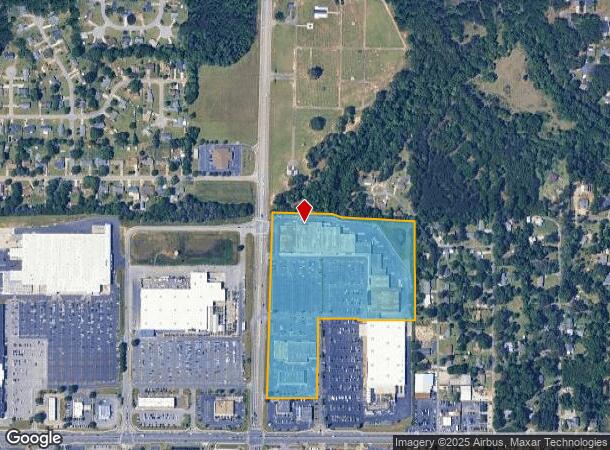  2620 Watson Blvd, Warner Robins, GA Parcel Map