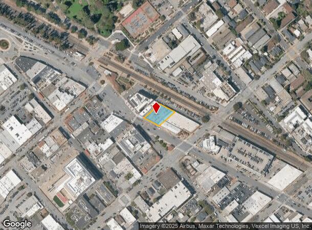  216 California Dr, Burlingame, CA Parcel Map