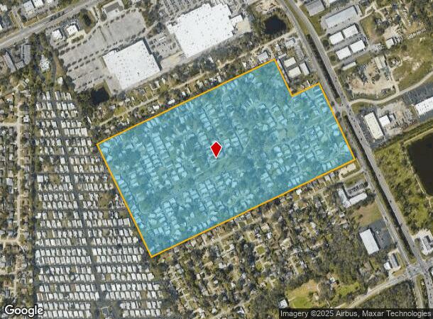  1 Carriage Bay Ct, Daytona Beach, FL Parcel Map