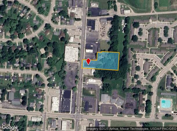  412 N Main St, New Carlisle, OH Parcel Map