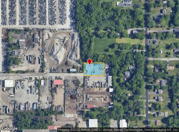 16601 Hamlin Ave, Markham, IL Parcel Map