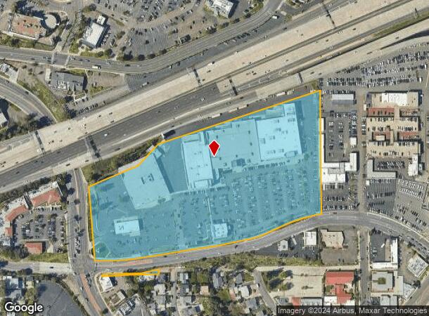  8784 Grossmont Blvd, La Mesa, CA Parcel Map