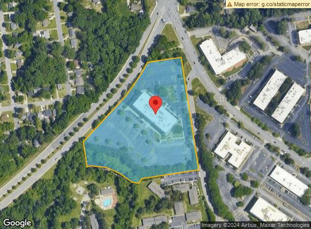  1500 Pinecroft Rd, Greensboro, NC Parcel Map