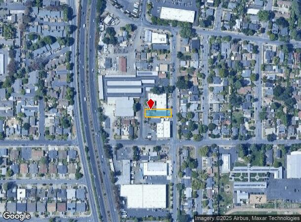  210 Ornduff St, Napa, CA Parcel Map