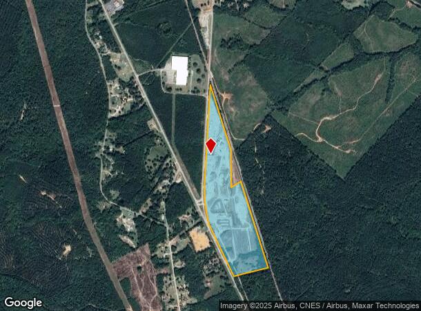  1664 S Main St, Mc Cormick, SC Parcel Map