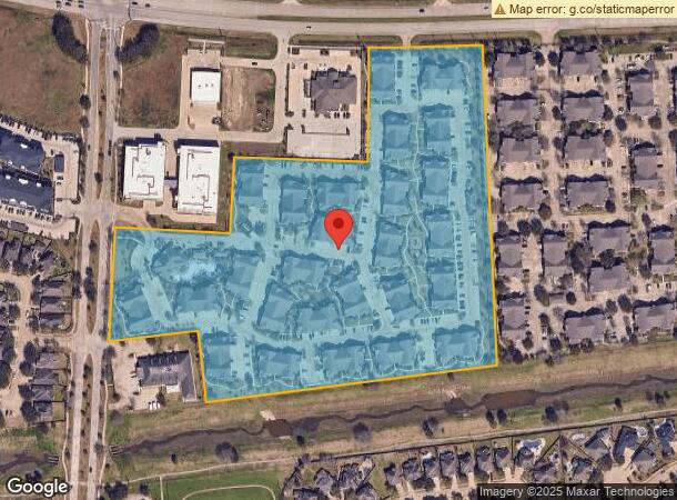  2101 Kingsley Dr, Pearland, TX Parcel Map