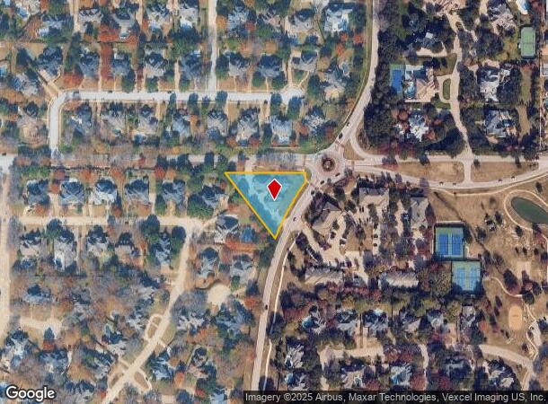 1200 S White Chapel Blvd, Southlake, TX Parcel Map