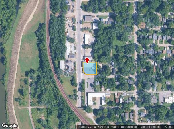 608 N 2Nd St, Lawrence, KS Parcel Map