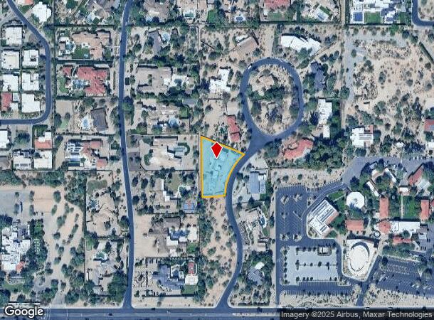  6564 N Smoke Tree Ln, Paradise Valley, AZ Parcel Map