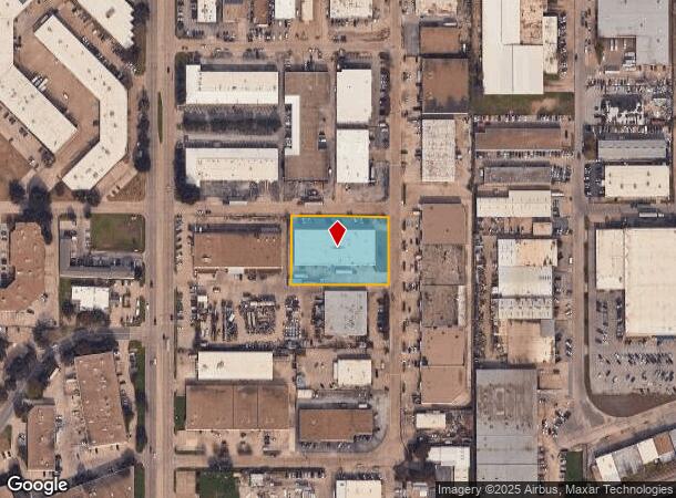  10730 Metric Dr, Dallas, TX Parcel Map