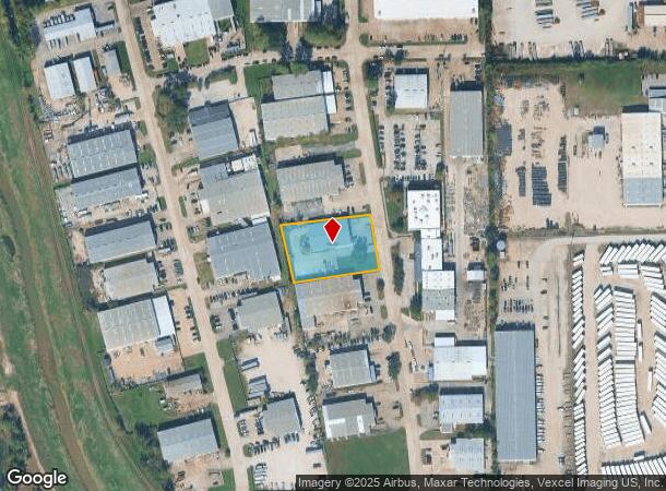 14141 Interdrive E, Houston, TX Parcel Map