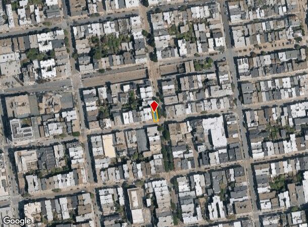  1601 Hyde St, San Francisco, CA Parcel Map