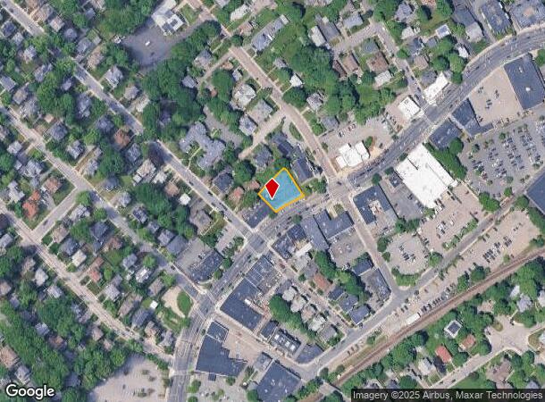 1869 Centre St, West Roxbury, MA Parcel Map