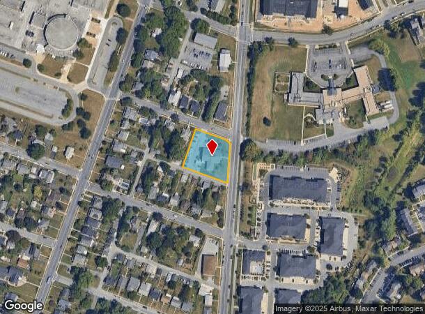 1499 N East St, Frederick, MD Parcel Map