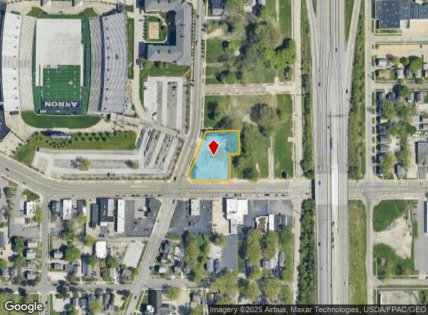  493 E Exchange St E, Akron, OH Parcel Map