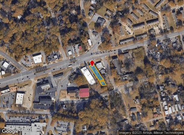  1635 W Broad St, Athens, GA Parcel Map