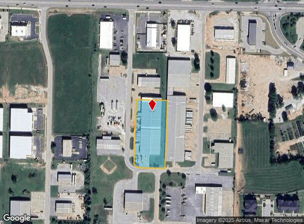 252 Industrial Cir W, Tontitown, AR Parcel Map