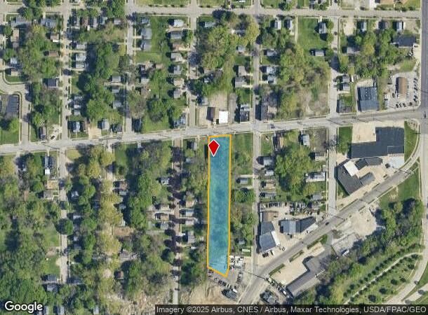  424 W Thornton St, Akron, OH Parcel Map