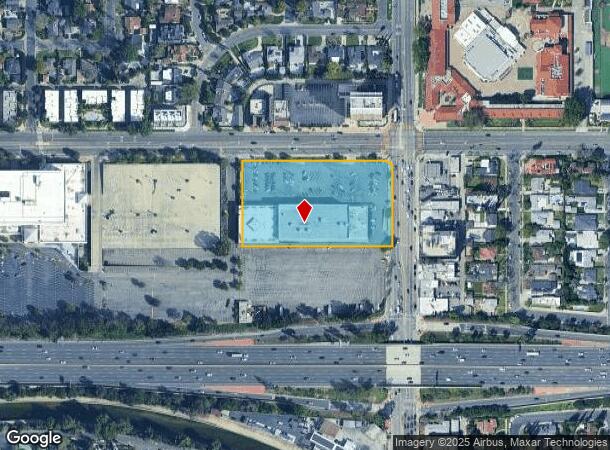  13730 Riverside Dr, Sherman Oaks, CA Parcel Map