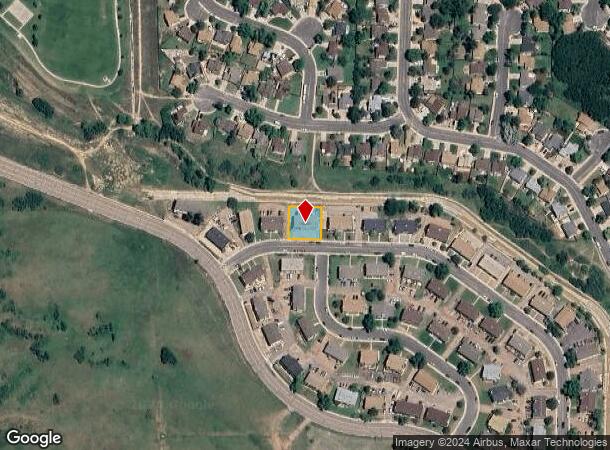  2405 Split Rock Dr, Colorado Springs, CO Parcel Map