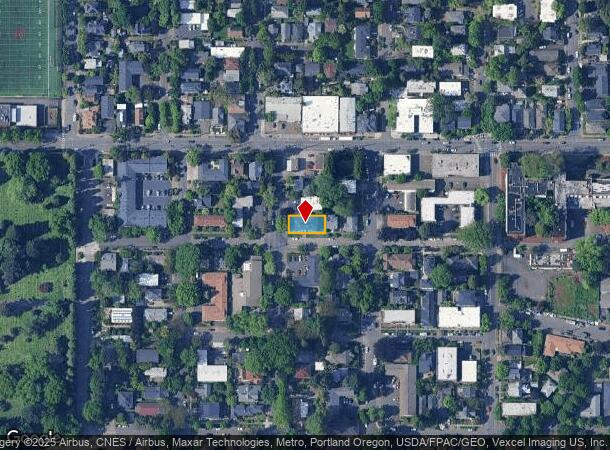  2809 Se Washington St, Portland, OR Parcel Map