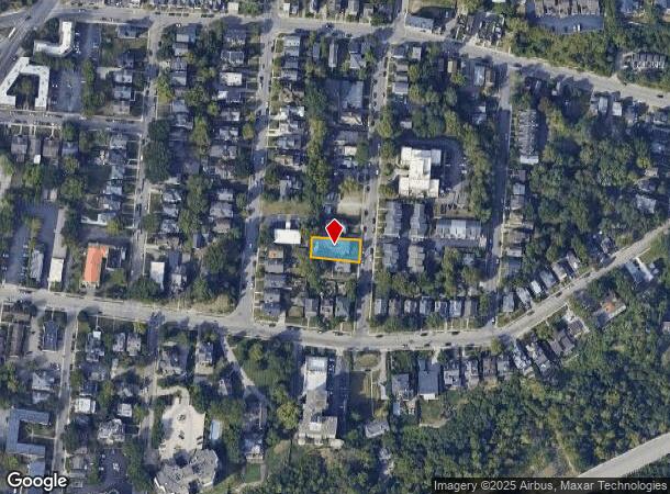  2521 Hackberry St, Cincinnati, OH Parcel Map