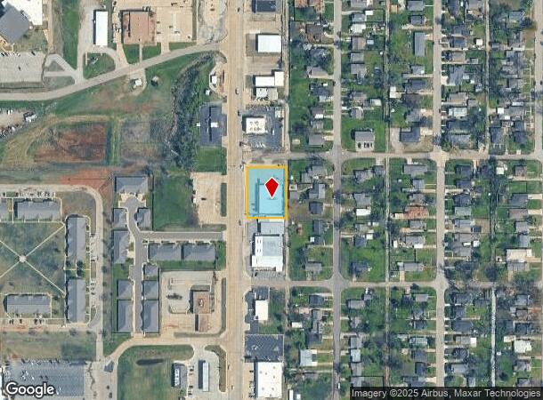  1725 N Kickapoo Ave, Shawnee, OK Parcel Map