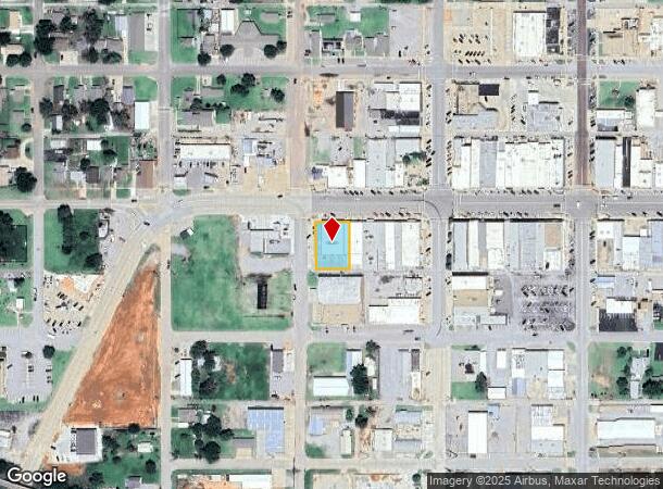  216 W Main St, Weatherford, OK Parcel Map