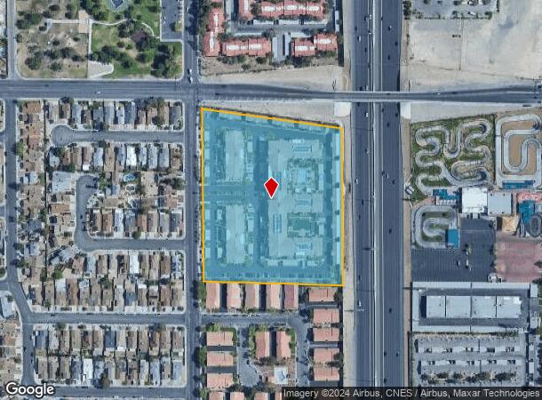  1501 Rock Springs Dr, Las Vegas, NV Parcel Map