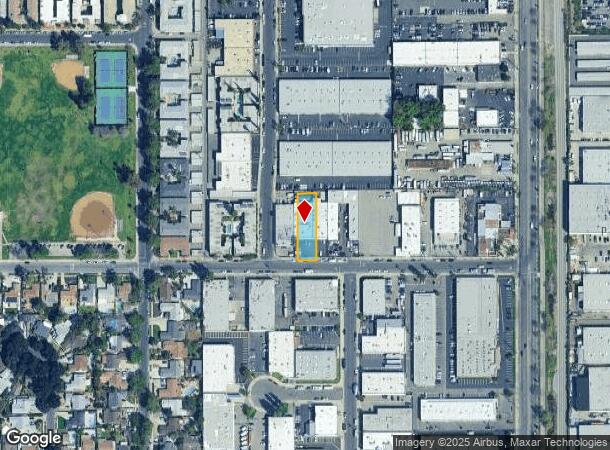  21531 Strathern St, Canoga Park, CA Parcel Map