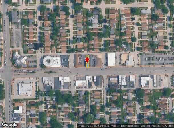  3850 W 95Th St, Evergreen Park, IL Parcel Map