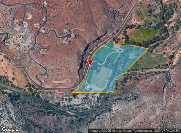  2491 Zion Park Blvd, Springdale, UT Parcel Map