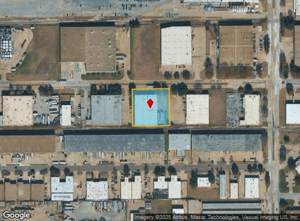  4504 Bronze Way, Dallas, TX Parcel Map