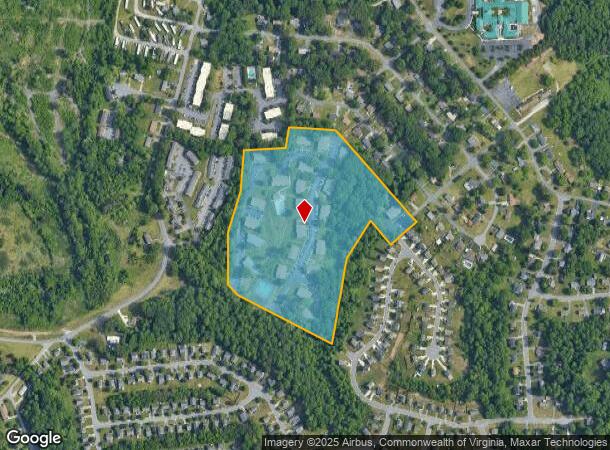  401 Kerry Ln, Lynchburg, VA Parcel Map