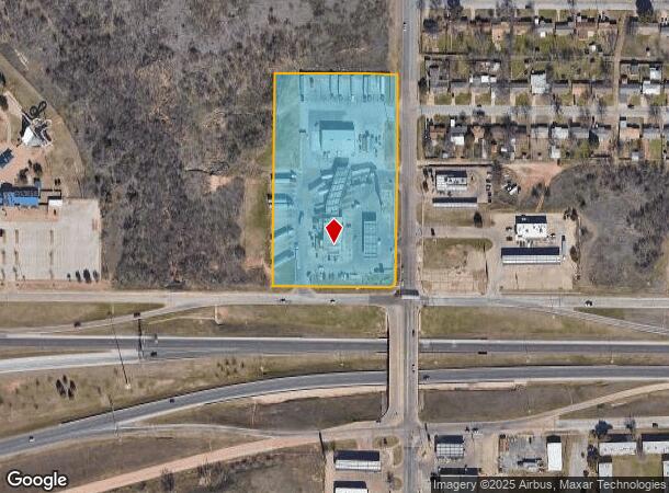 1124 Central Fwy E, Wichita Falls, TX Parcel Map