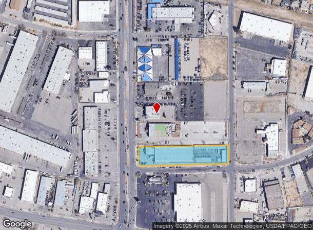  1458 N Lee Trevino Dr, El Paso, TX Parcel Map