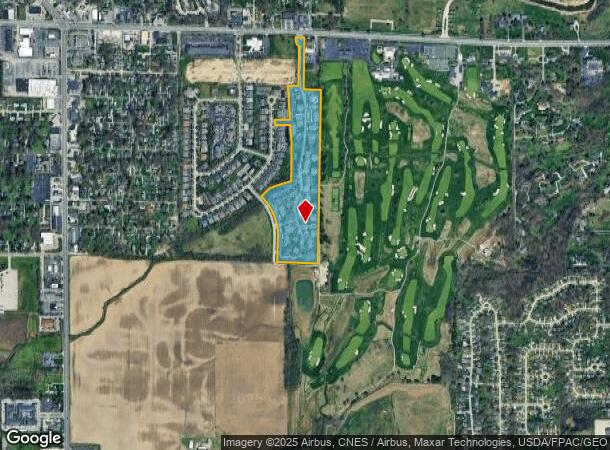 1024 Hilltop Ln, Toledo, OH Parcel Map