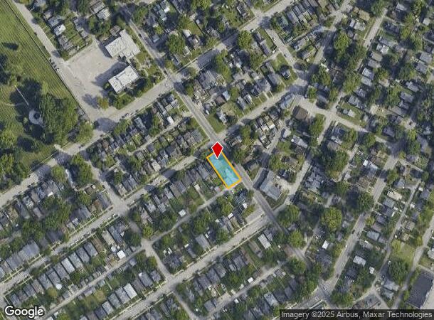  2032 Culbertson Ave, New Albany, IN Parcel Map
