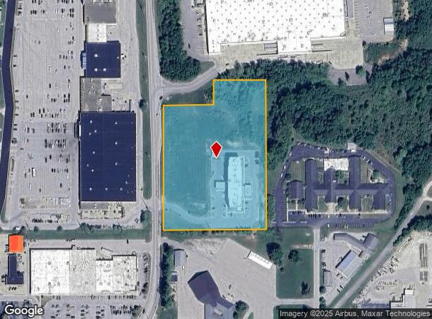  1322 Becky Skillman Way, Bedford, IN Parcel Map