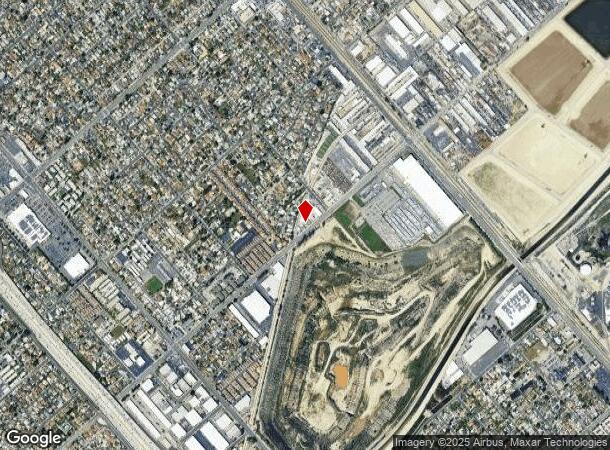  12581 Branford St, Pacoima, CA Parcel Map